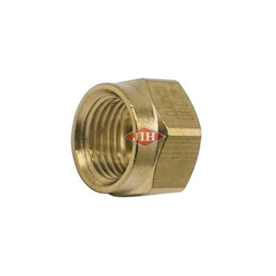 China For SAE DOT Brass Fittings Air Brake Nylon Tube Air Brake Tube Nut For Nylon Tube OD 1/8