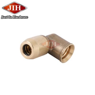 China 90 Degree Elbow Connector DIN DOT Air Brake Copper Brass Metric Brass Fittings For Nylon Tube for sale