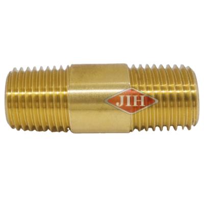 China Hex Brass Brass Nipple, Male Thread, Pipe Fitting for sale