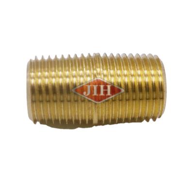 China Narrow Brass Nipple, Male Thread, Brass Pipe Fitting for sale