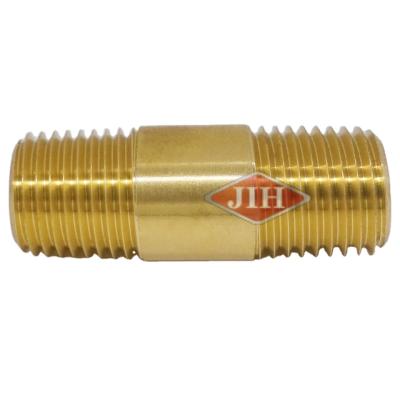 China Brass Long Nipple Male Thread, Brass Pipe Fitting for sale