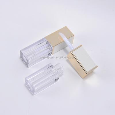 China Custom Cosmetic Classic Empty Clear Lip Gloss Tube Packaging for sale