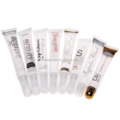 China Cosmetic Cosmetic Containers Plastic Lip Coarse Soft Squeeze Tubes for sale