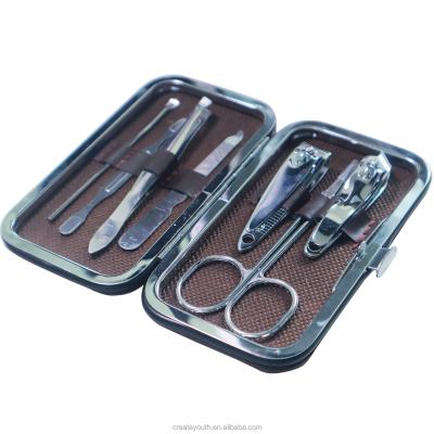 China Lady Foot Beauty Makeup Tool 7pcs Manicure Set For Men for sale