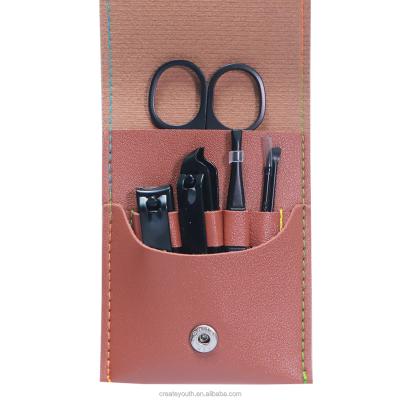 China Lady's new foot beauty makeup tool hot sales production customized professional 6pcs nail manicure set set for sale