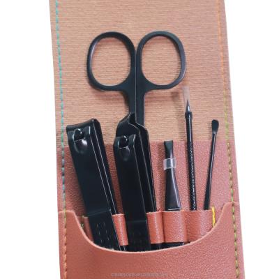 China Cute 6Pcs Mini Professional Lady Nail Care Foot Beauty Makeup Tool Manicure Pedicure Tools Set for sale