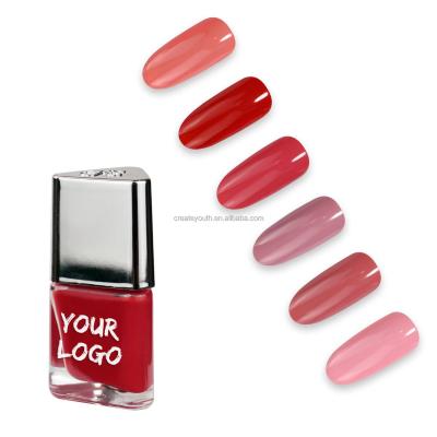 China Lady's Hand Beauty Makeup Supplier Wholesale Custom Nail Polish Color for sale