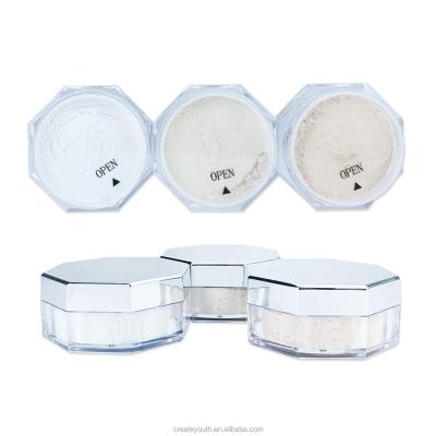 China Lady's Face Beauty Makeup High-quality Loose Powder With Mirror Box for sale