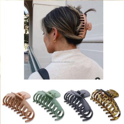 China Lady's Beauty Senior Makeup Amazon High Quality Hairpin Take Shower Accessories Shape To Claw Hair Clips Large Size Women Hair Clips for sale