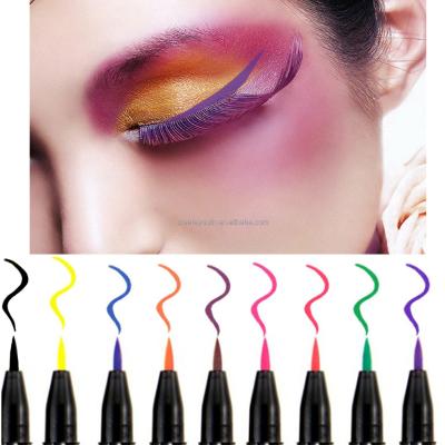 China Waterproof 9 Colors Eye Liner Pencil For Eye Makeup for sale