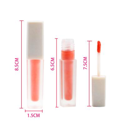 China 10 color waterproof gliter lipstick for lip makeup for sale