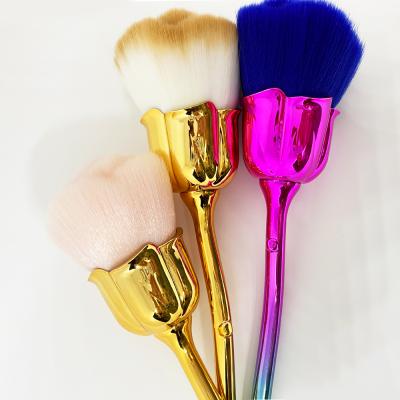 China Angular Blush Rose Gold Brush for sale