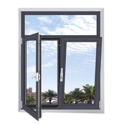 China Magnetic Screen Competitive Price Heat Proof Folding Screen Customized Color Aluminum Casement Window for sale