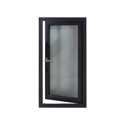 China Magnetic Screen Thermal break Front Double WindowsTempered glass Lower Track aluminum 48 inches exterior french casement Windows for sale