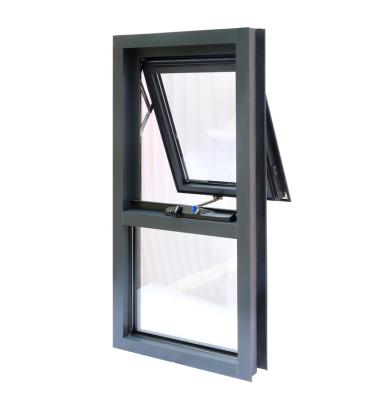 China Magnetic Screen Factory Sale Heat Insulation Wide Application Sound Proof Windproof Bottom Hung Windows for sale