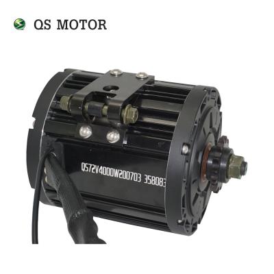 China QSMOTOR 138 Max Continuous Pinion Drive Motor 4000W 90H 7500W 72V 100KPH Mid Drive Motor for sale