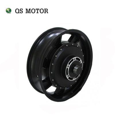 China Water Cooled Motor 17X4.5inch 12kW-14kW 273 QS Water Cooled Electric Motorcycle Hub Motor for sale