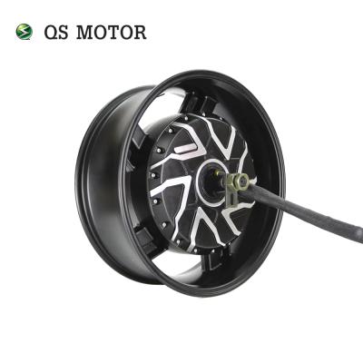 China QS Waterproof Motor 17X6.0inch 12kW-14kW 273 Electric Motorcycle Hub Motor for sale