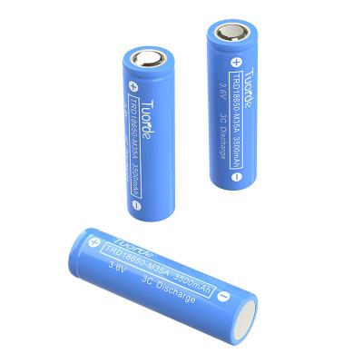 China Bateria de lítio leve e de baixa temperatura, 3500mAh 18650 células de bateria de íons de lítio à venda