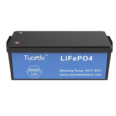 China 12V 200Ah Lithium Iron Phosphate Battery High Capacity UPS Battery for sale