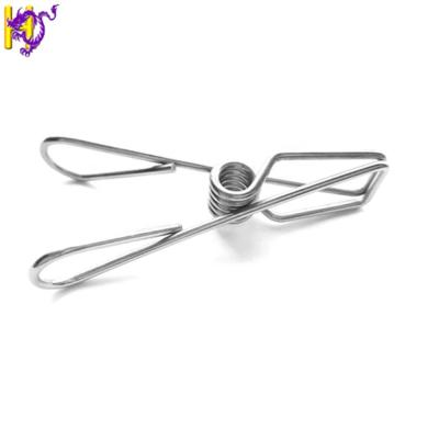 China OEM Custom Stainless Steel Torsion Spiral Spiral Spring Clip / U Shaped Clothespin Spring for sale