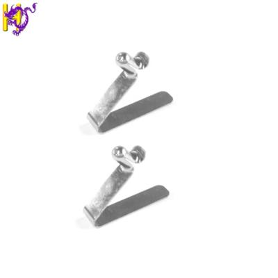 China Spiral Customized Stainless Steel Metal Wire Tube Button Clip V Shaped Flat Spring for sale