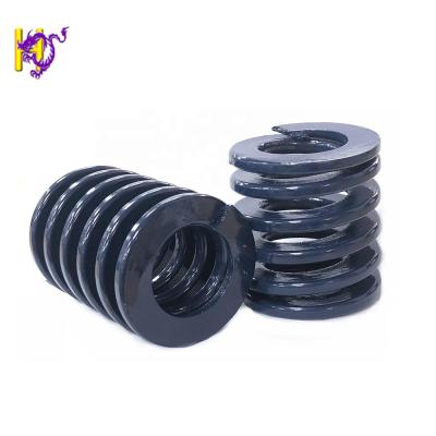 China OEM Non Standard Spiral Flat Wire Mechanical Heavy Duty Blue Presser Die Spring for sale