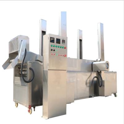 China Stainless Steel Used Continuous Nuts Fried Machinery Potato Chips making machine Deep Fryer Automatic Frying Machine for sale