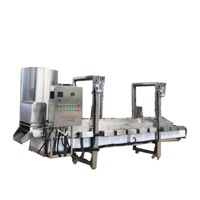 China Manufacturer stainless steel belt conveyor automatic continuous belt fryer frying machine Te koop