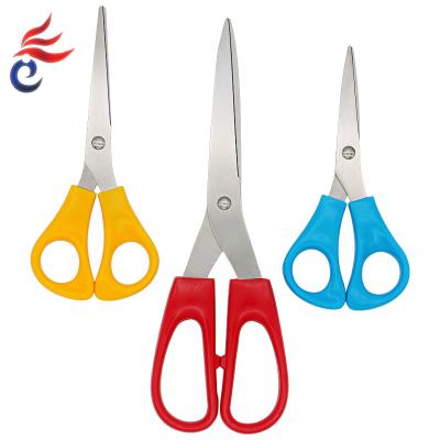 China Universal Cut Comfortable Stainless Steel Paper Scissors Set Office Scissors Universal Scissors For Home Use for sale