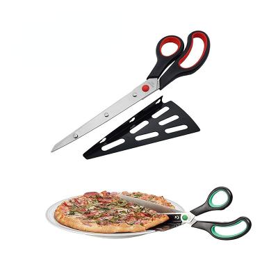 China TPR Newly Designed Stainless Steel Kitchen Scissors Pizza See For Kitchen for sale