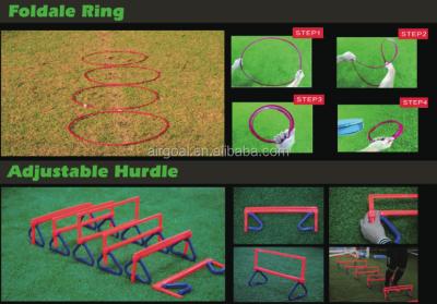 China Football Sporting Goods Adjustable Agility Obstacles For Football Training , Floding Obstacles for sale