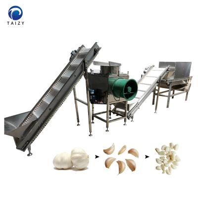 China High efficiency automatic garlic peeling machine garlic separating garlic root cutting machine for sale