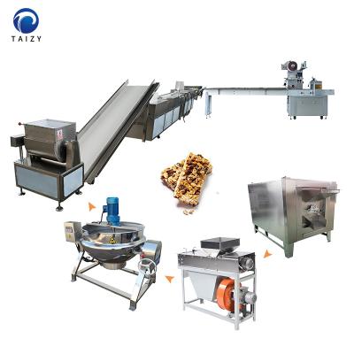 China Factory price sesame seed candy cereal protein granola nut bar maker processing plant peanut brittle making machine for sale for sale