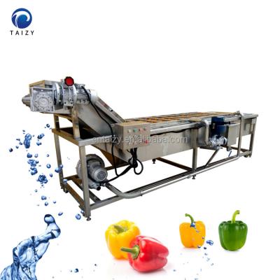 China Citrus fruit processing plant manufacturers sale air bubble ozone fruit and vegetable salad seal jujube washing machine for sale