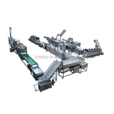 China Professinal Food Processing Machine Certified IQF IQF Organic French Potato Fries Frozen French Fries Production Line for sale