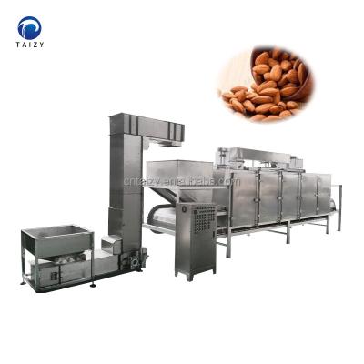 China Snack Factory Soybean Chickpea Peanut Roaster Sesame Continuous Roaster Machine for sale