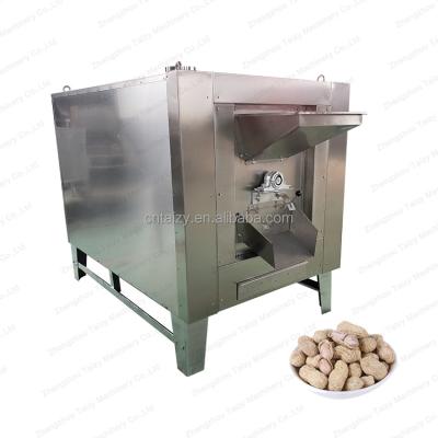 China Snack Factory High Capacity Chickpea Rotisserie Stainless Automatic Chili Pistachio Nut Macadamia Nut Roasting Machine for sale