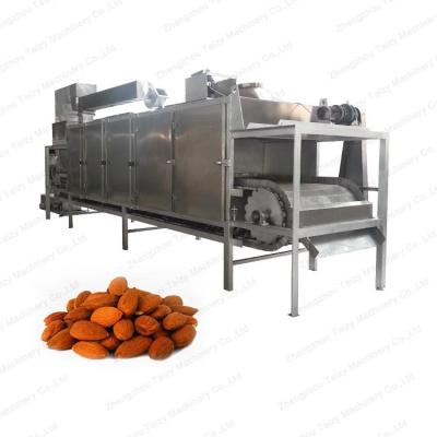 China Snack Factory Gas Nut Cocoa Roasting Machine Nuts Peanut Roaster for sale