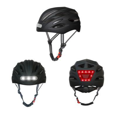 China NEW Bicycle Helmet 2022 Intergrally-Lightweight Rechargeable LED Helmet Rechargeable Mold Sport Mountain Road Riding Bike Cycling Safe Helmet For Adult for sale