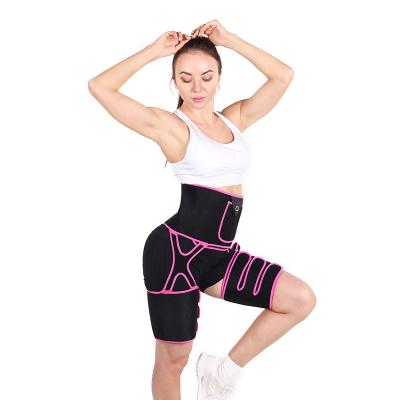 China High Quality Slim Thigh Trimmer Compression Support Back Body Waist and Leg Adjustable Training Belt with Pouch Neoprene for sale