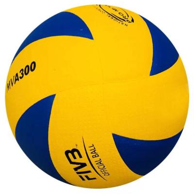 China High Quality Soft Touch Microfiber Leather Custom Machine Stitched Official Size 5 Indoor Outdoor Beach Match Volleyball Ball for sale