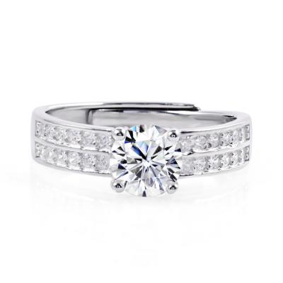 China CLASSIC Cool Fashion Real Men's Rings S925 Moissanite Stone Rings for sale