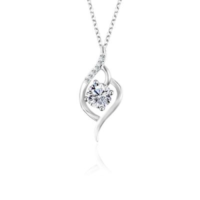 China 2021 new style CLASSIC new style jewelry 1ct moissanite silver jewelry pendant for sale