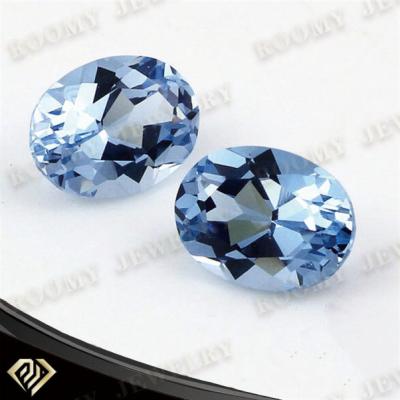 China Star Loose Synthetic Gems Light Blue Spinel 108# Gemstone for sale