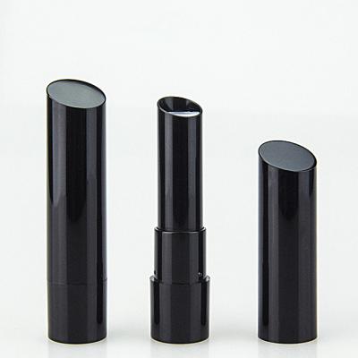 China Free Sample Eco - Friendly High Quality Black Lipstick Tubes Single Lip Balm Tube for sale