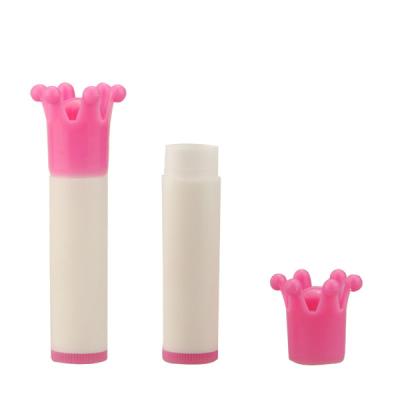 China Eco-Friendly Wholesale Custom Toy Set Crown Children Gifts Lip Balm Tube For Kids for sale