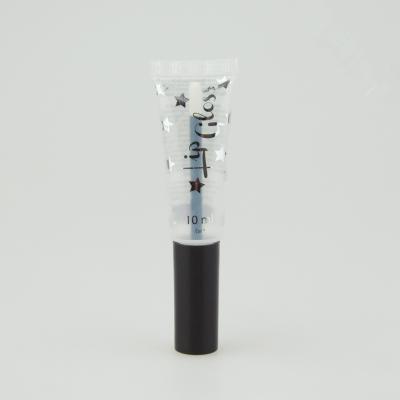 China Cosmetic Transparent Cute Girl Lip Oil Mini Plastic Soft Lip Gloss Soft Tube / Lip for sale