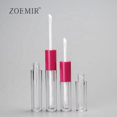 China Lip Gloss Tube For Lip Gloss Style Lip Gloss Tube Double Round Heads Lip Gloss Packaging High Quality for sale