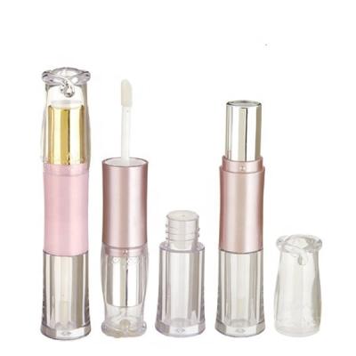 China Young Girl Cosmetic High Quality Pink Lipstick Case Two End Lip Gloss Double Side Container For Wholesale for sale